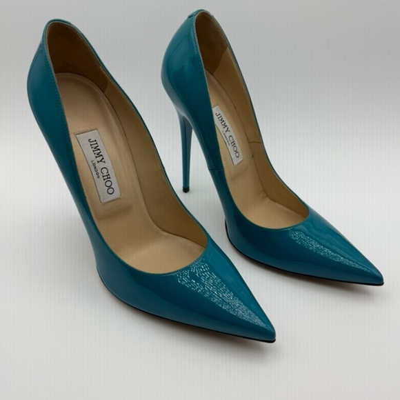 Jimmy Choo Azora Patent Anouk Pumps Size 41 - Picture 3 of 8